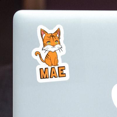 Sticker Cat Mae Notebook Image