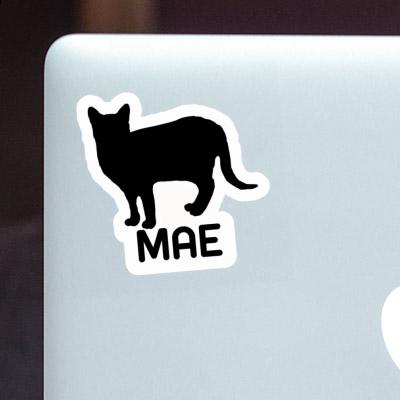 Sticker Mae Cat Laptop Image