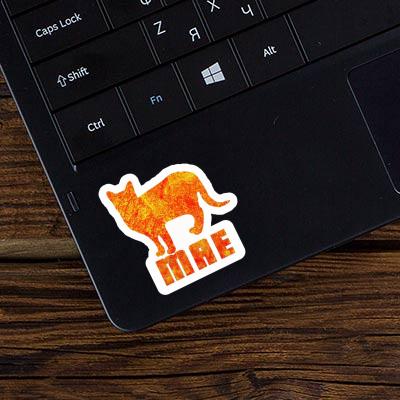 Sticker Katze Mae Laptop Image