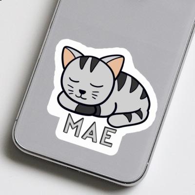 Sticker Cat Mae Notebook Image