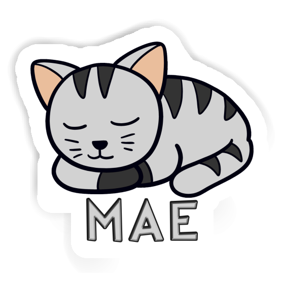 Sticker Cat Mae Laptop Image