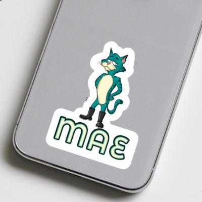 Sticker Cat Mae Laptop Image