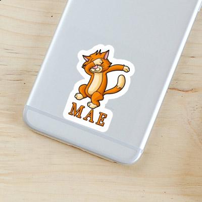 Dabbing Cat Sticker Mae Gift package Image