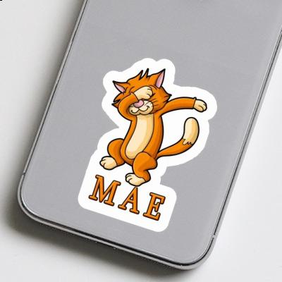 Dabbing Cat Sticker Mae Image