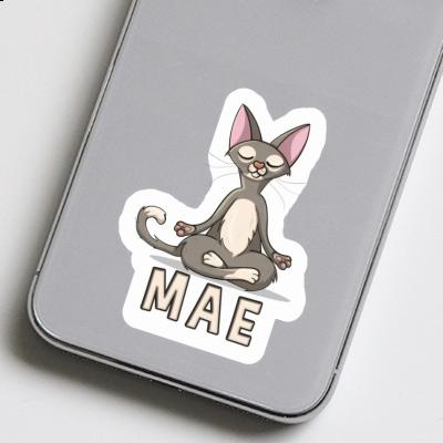 Yoga-Katze Aufkleber Mae Gift package Image