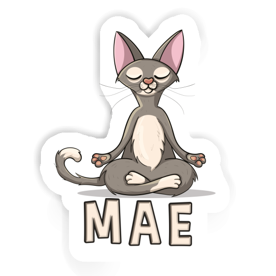 Sticker Cat Mae Notebook Image