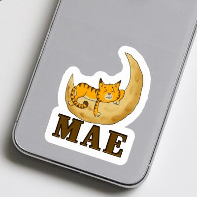 Mae Sticker Cat Notebook Image