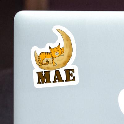 Mae Sticker Cat Notebook Image