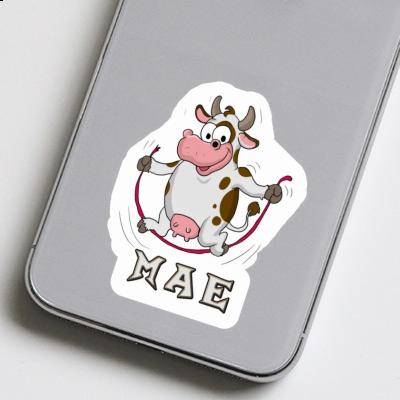 Sticker Mae Skipping Ropes Cow Image