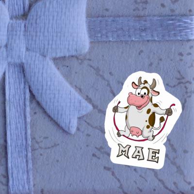 Sticker Mae Skipping Ropes Cow Image