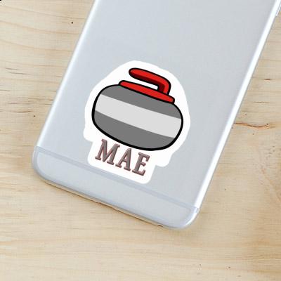 Curling Stone Sticker Mae Notebook Image