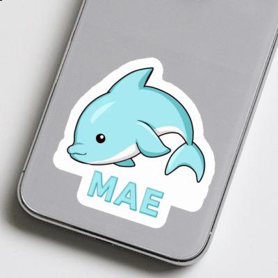 Mae Sticker Dolphin Laptop Image