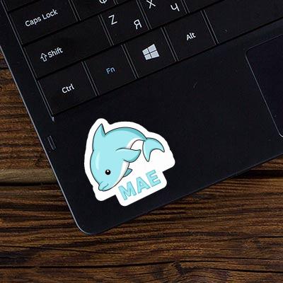 Mae Sticker Dolphin Notebook Image