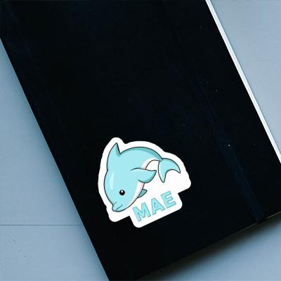 Mae Sticker Dolphin Laptop Image