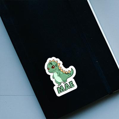 Dino Sticker Mae Notebook Image