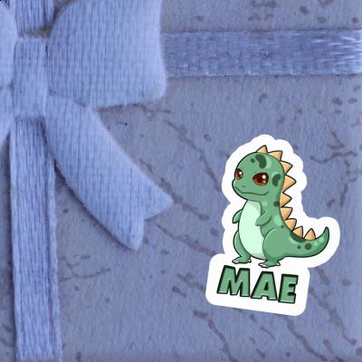 Dino Sticker Mae Notebook Image