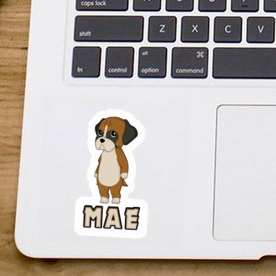 Autocollant German Boxer Mae Laptop Image