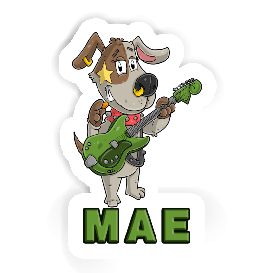 Guitarist Sticker Mae Notebook Image