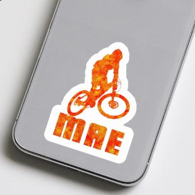 Mae Sticker Downhiller Notebook Image