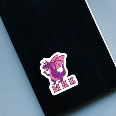 Sticker Mae Mutterdrache Notebook Image