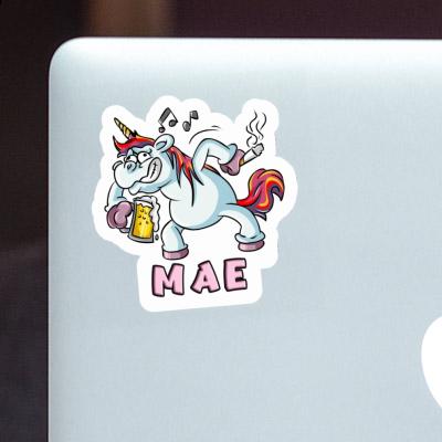 Sticker Party Unicorn Mae Laptop Image