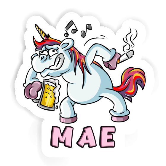 Sticker Party Unicorn Mae Notebook Image