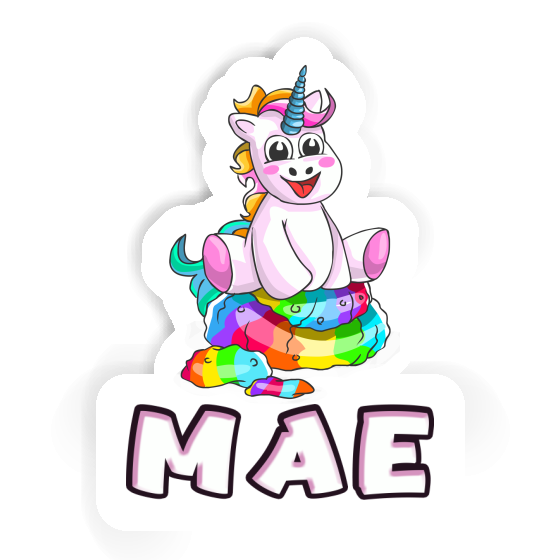 Baby Unicorn Sticker Mae Gift package Image