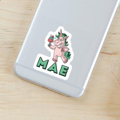 Sticker Mae Party Unicorn Notebook Image