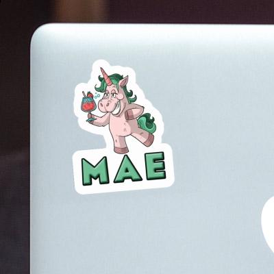 Sticker Mae Party Unicorn Laptop Image