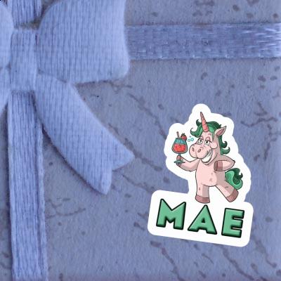 Sticker Mae Party Unicorn Laptop Image