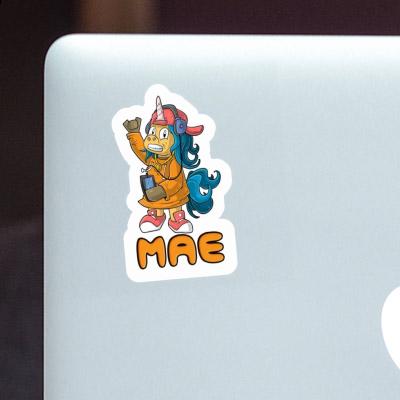 Hip-Hop Einhorn Sticker Mae Image