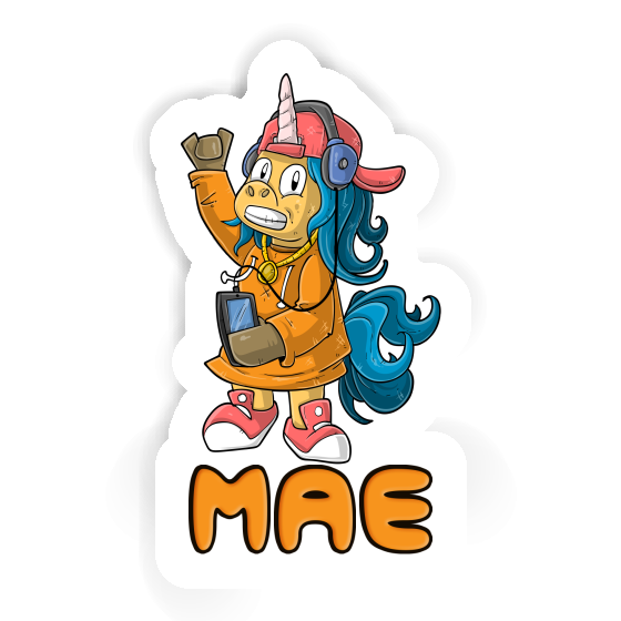 Licorne hip-hop Autocollant Mae Gift package Image