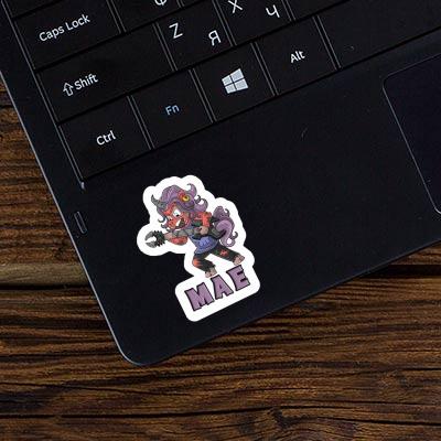 Sticker Rocking Unicorn Mae Laptop Image