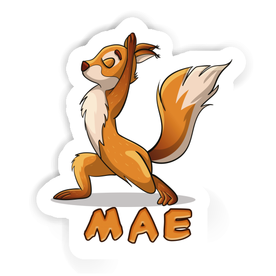 Squirrel Sticker Mae Laptop Image