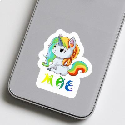 Unicorn Sticker Mae Laptop Image