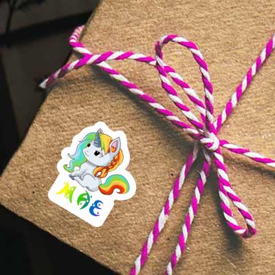 Unicorn Sticker Mae Notebook Image