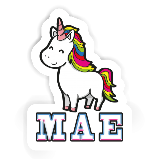 Autocollant Licorne Mae Image