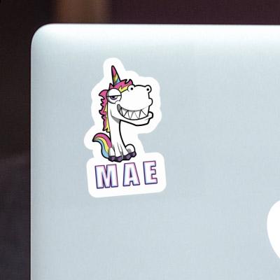 Mae Autocollant Licorne grinçante Notebook Image