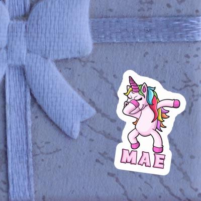 Mae Sticker Unicorn Notebook Image