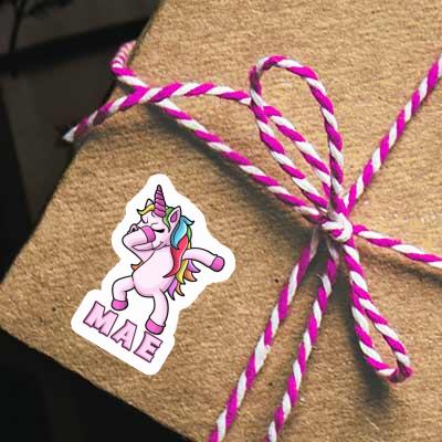 Mae Sticker Unicorn Notebook Image