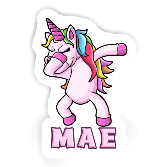 Mae Sticker Unicorn Notebook Image