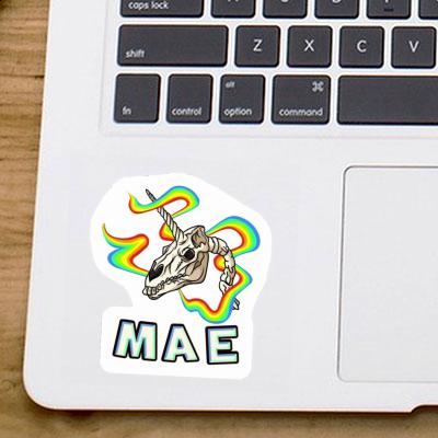 Sticker Mae Unicorn Skull Image