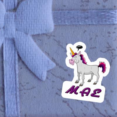 Sticker Mae Angry Unicorn Image