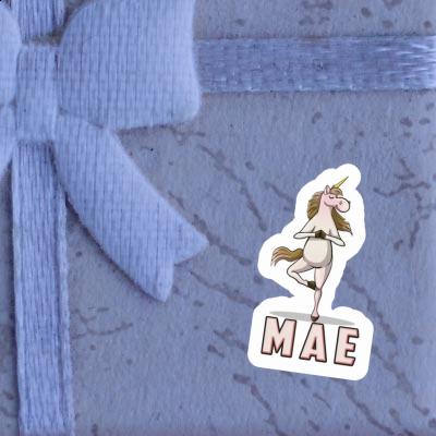 Mae Sticker Yoga Unicorn Image