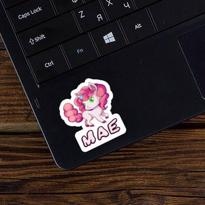 Mae Sticker Unicorn Notebook Image