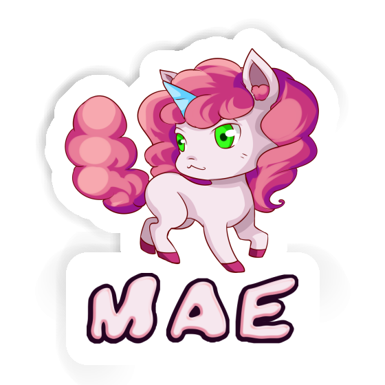 Mae Sticker Unicorn Image