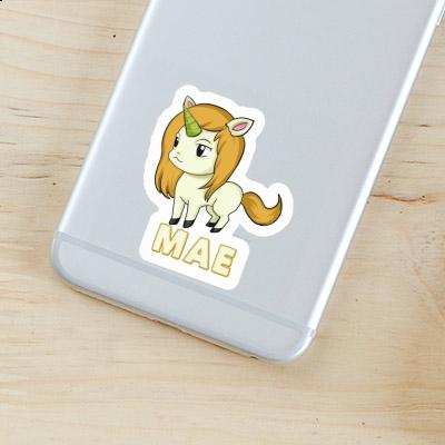 Sticker Mae Unicorn Laptop Image