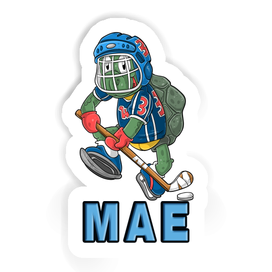 Hockey Player Sticker Mae Gift package Image