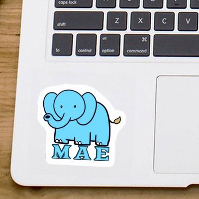 Sticker Elephant Mae Notebook Image