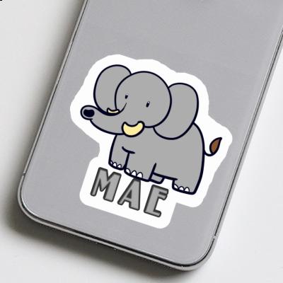 Sticker Mae Elephant Notebook Image